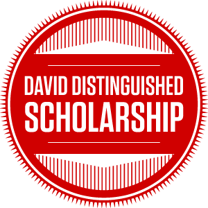 David Distinguished Scholarship badge